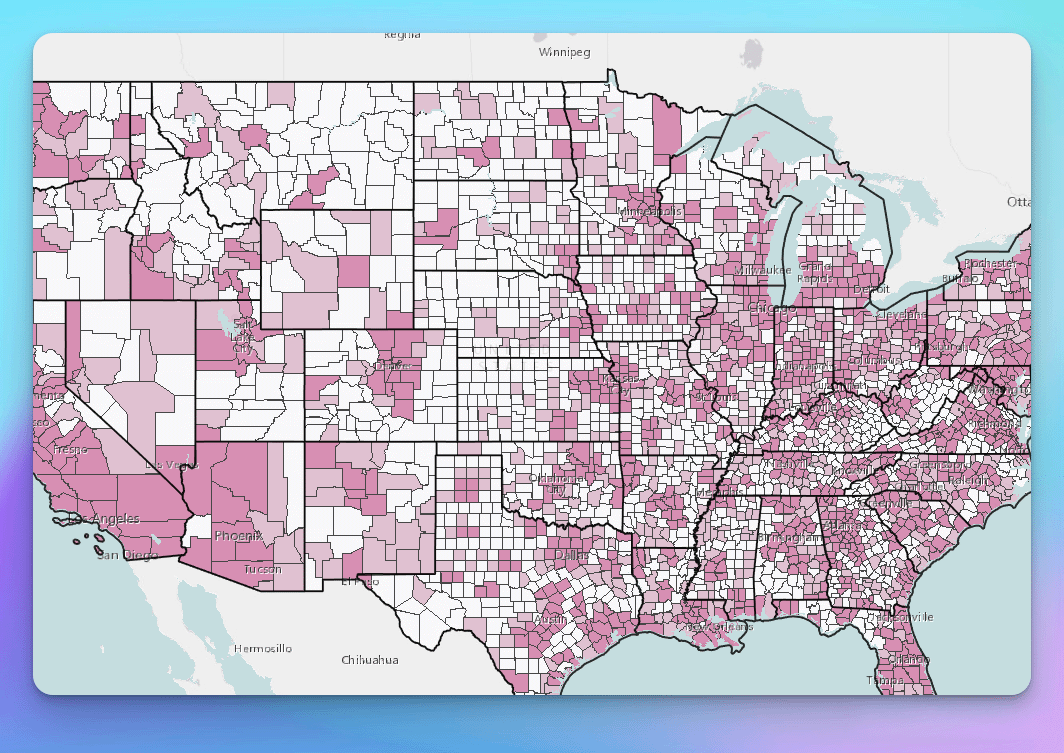 Diagram showing CRM data being enriched with geospatial and demographic data